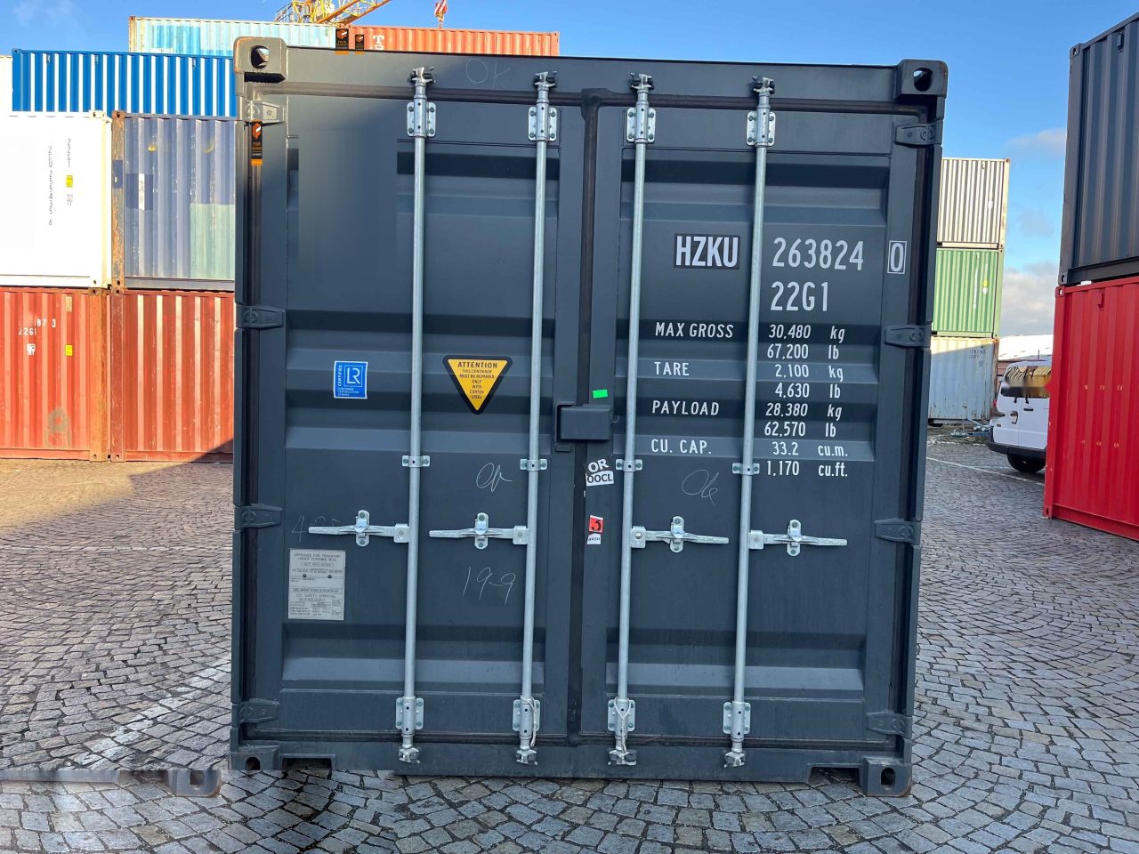 Shipping Containers for Sale 20′ Including EOD Opening, FSCU 270 003-2 – Photo 8