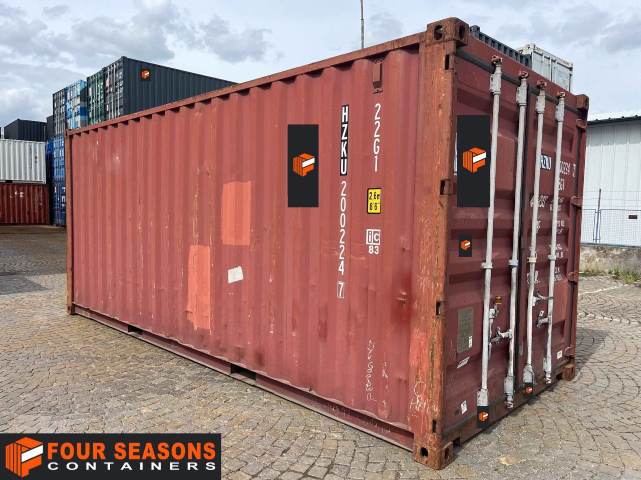 Decommissioned Shipping Container 20′ AS IS 10, FSCU 163 443-4 – Photo 2