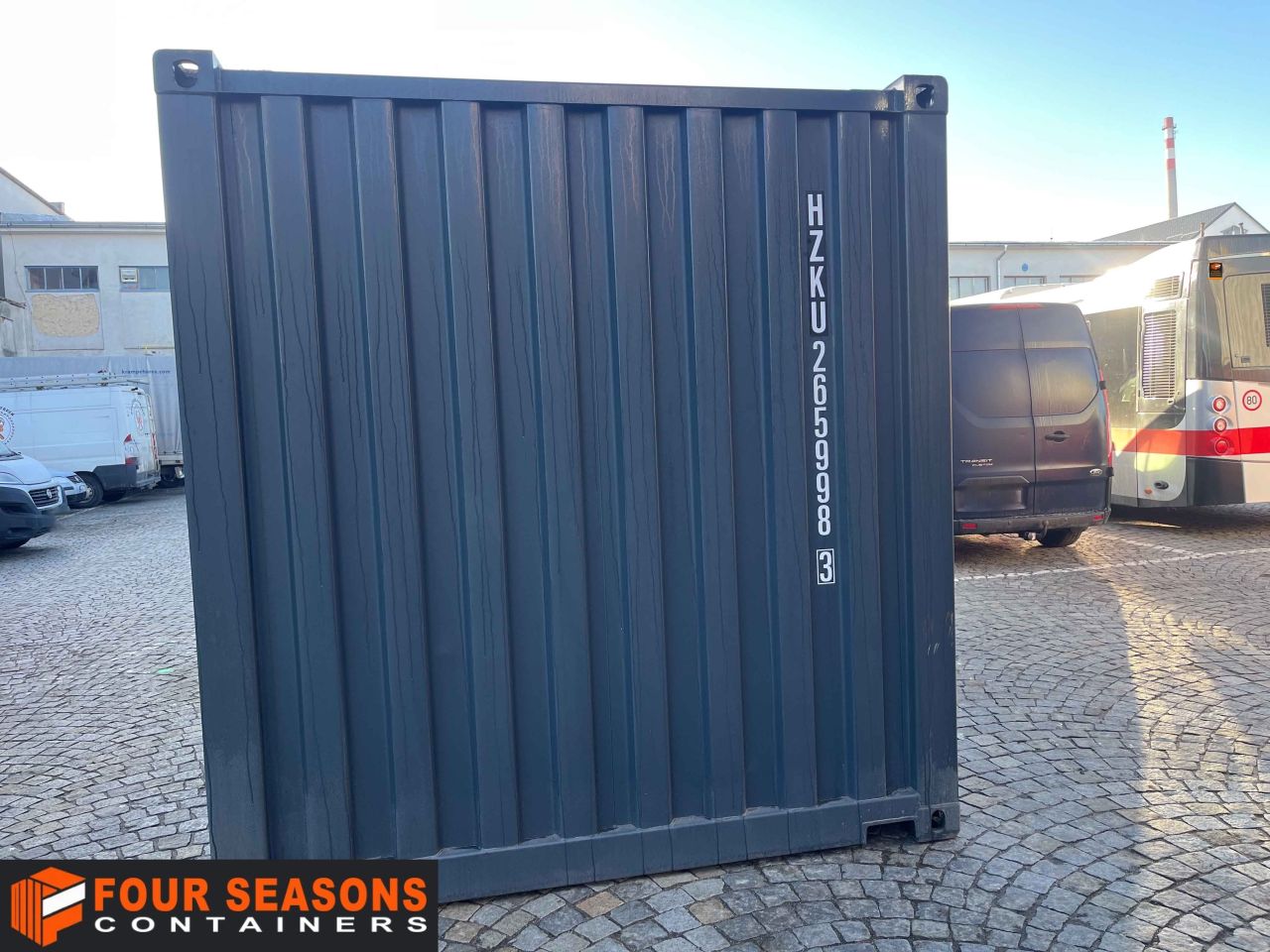 20ft Shipping Container for Sale One Trip in RAL 7016 Easy Open, FSCU 717 617-4 – Photo 6