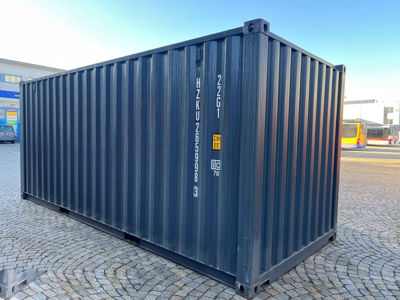 20ft Shipping Container for Sale One Trip in RAL 7016 Easy Open, FSCU 717 617-4 – Photo 5