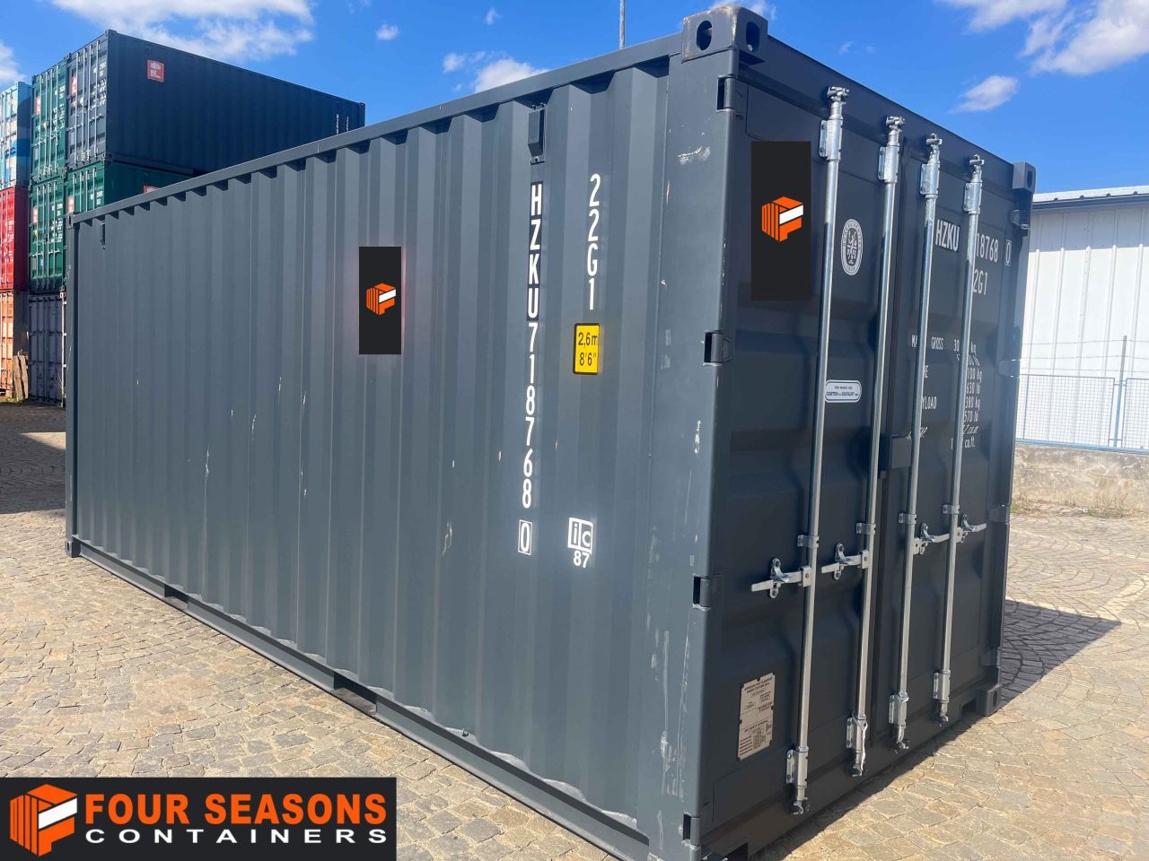 Shipping Container 40 HC in Anthracite, 579 766-0 – Photo 2