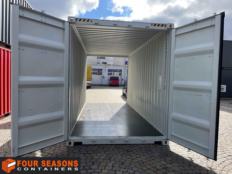 10’HC Shipping Container One-Way Blue, 202 009-1 – Atlanta, GA, USA | Four Seasons Containers