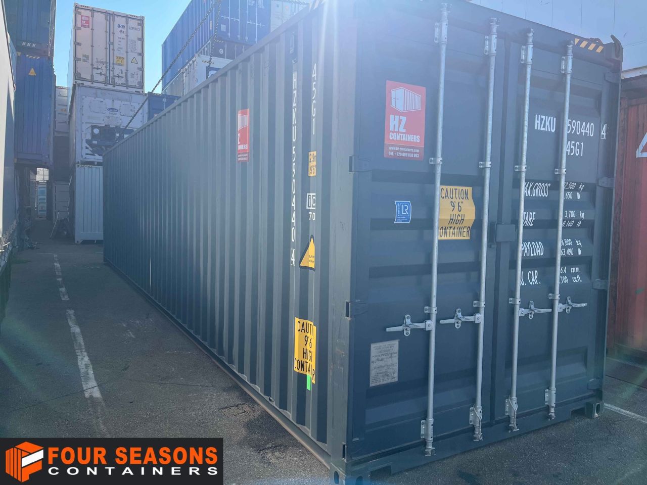 IICL 6 40ft IVORY HC CONTAINER, FOR SALE WITH SHIPPING, 170 002-6 – Photo 2