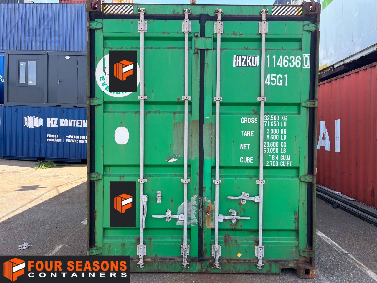 20′ decommissioned shipping container Uherské Hradiště, FSCU 167 102-1 – Photo 8