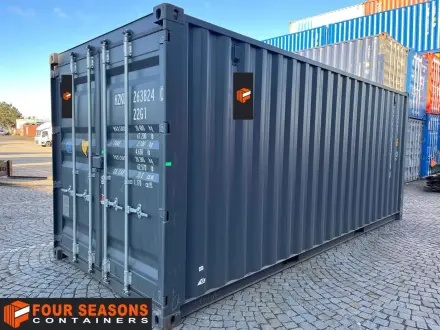 Yellow transport container 20′ IICL6 RAL 1018 Czech Republic, FSCU 247 057-4 – Denver, CO, USA | Four Seasons Containers