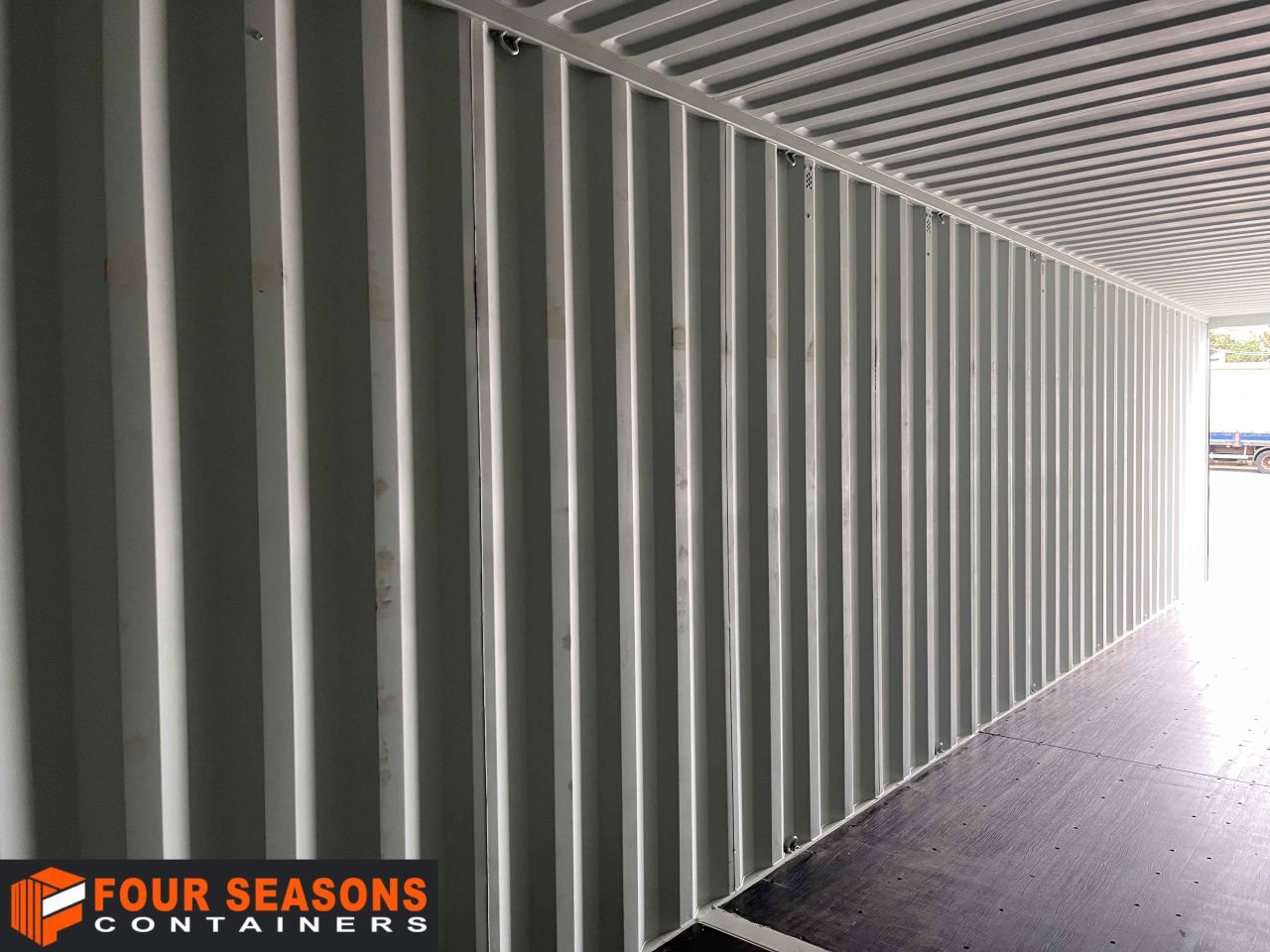 40’HC container for sale with free shipping throughout the Czech Republic one-trip and RAL 7016 color, 707 091-3 – Photo 14