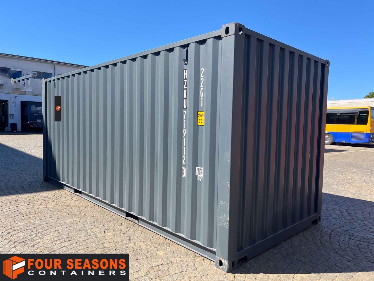 Blue 20ft Storage Container Liberec IICL6, FSCU 210 066-6 – Photo 6