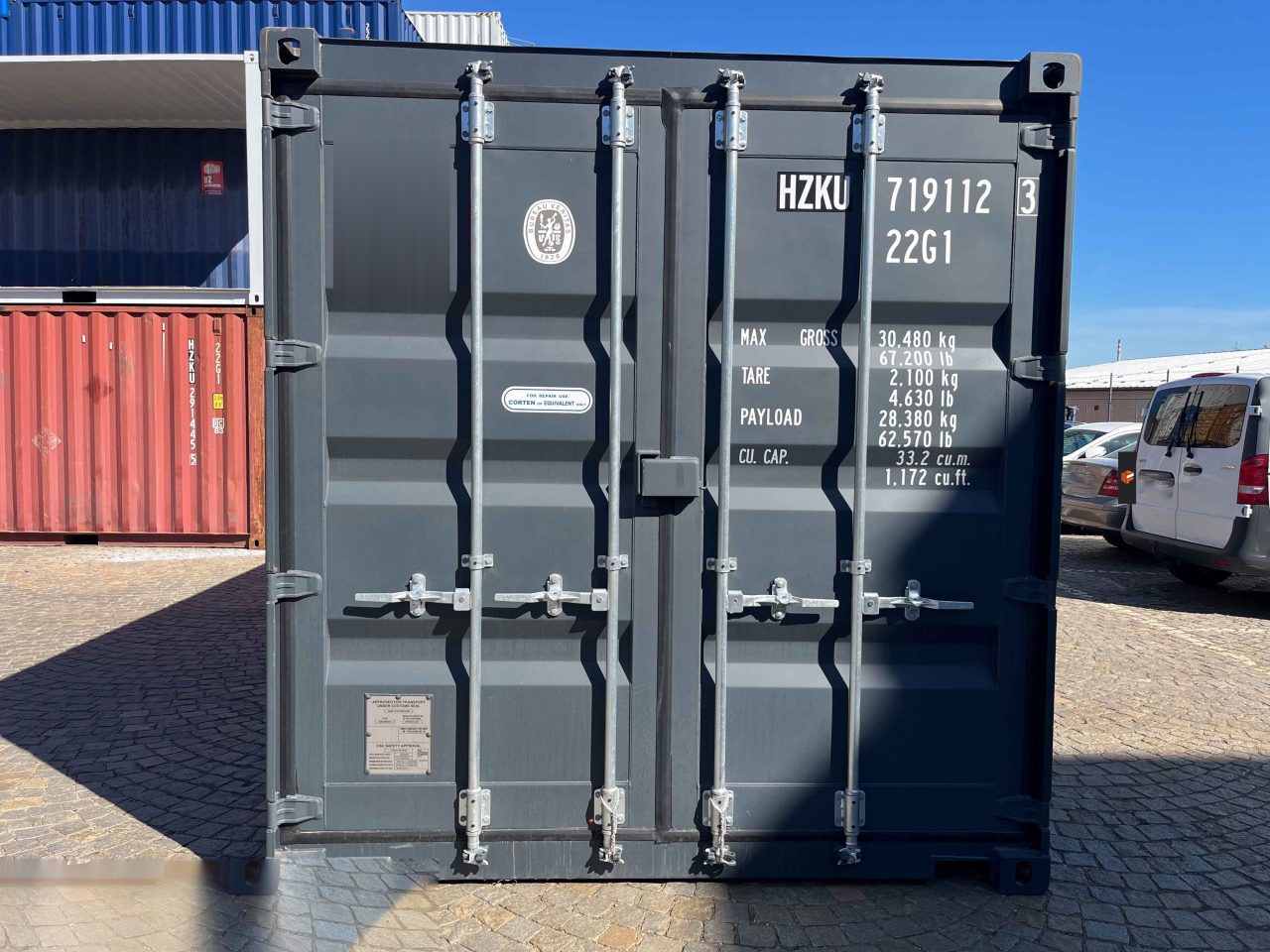 Blue 20ft Storage Container Liberec IICL6, FSCU 210 066-6 – Photo 7