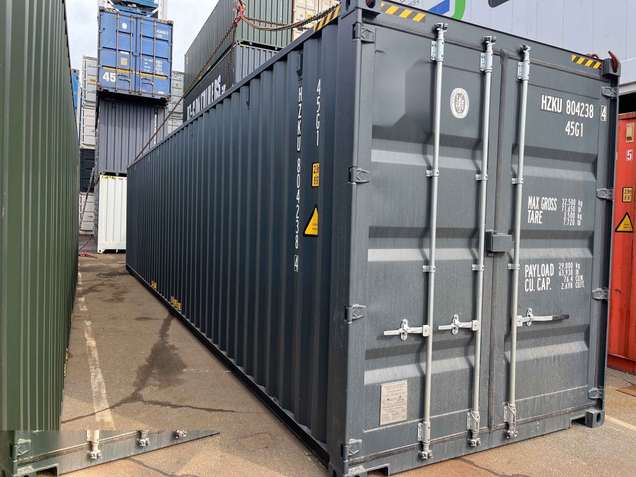 Storage container 40’HC in RAL 7016 and IICL6, 867 530-9 – Photo 2