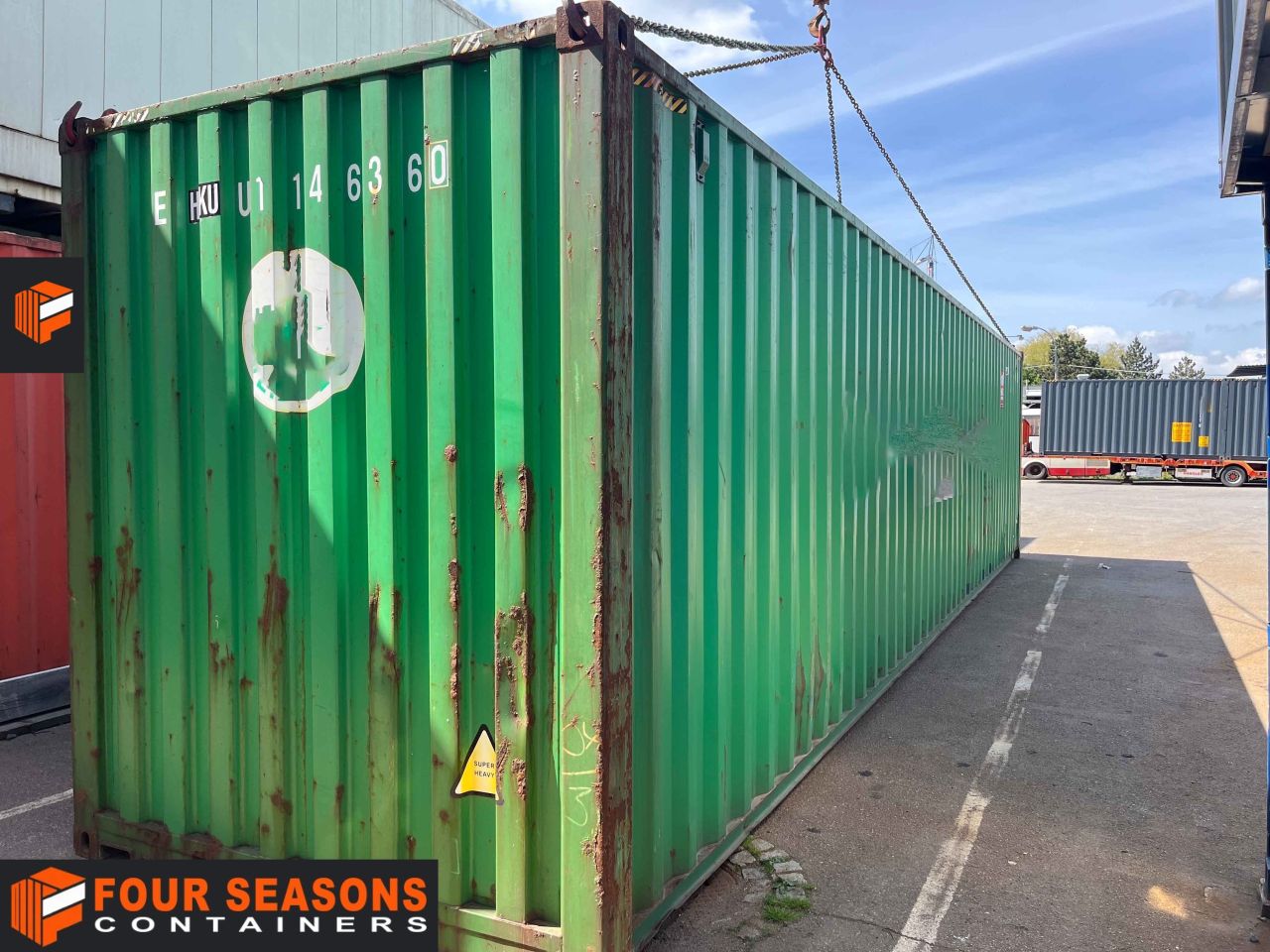 20′ decommissioned shipping container Uherské Hradiště, FSCU 167 102-1 – Photo 2