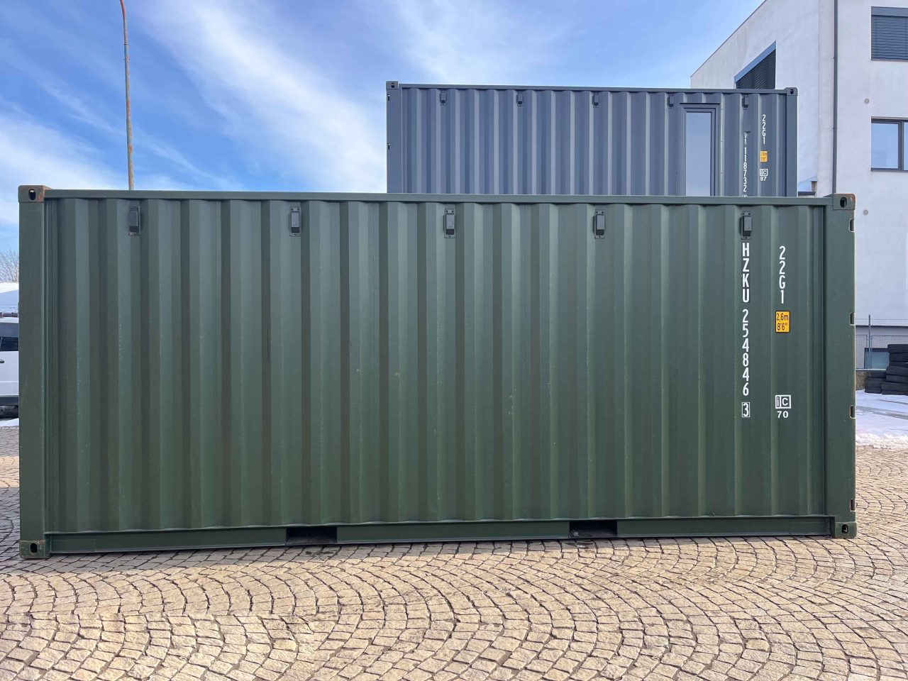 Shipping Container Prague in RAL 6007 One-Way, 585 414-2 – Photo 4