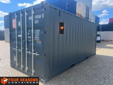 Shipping Container 40 HC in Anthracite, 579 766-0 – Anthracite | Four Seasons Containers