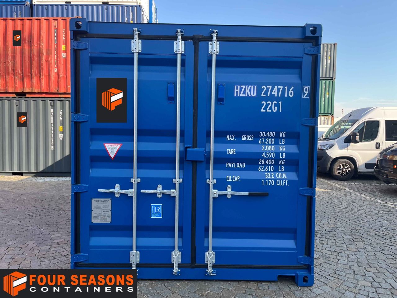 20′ shipping container ideal for storage – Easy Open Door IICL6, 275 016-2 – Photo 6