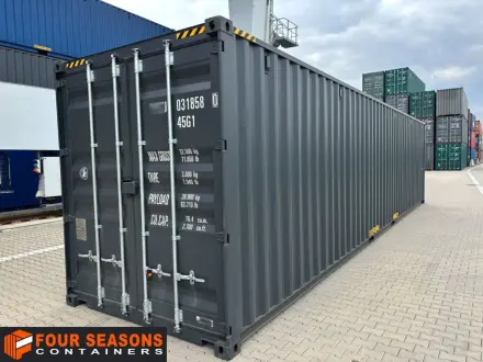 20′ container for sale one-way color RAL 7016, FSCU 280 362-4 – Los Angeles, CA, USA | Four Seasons Containers