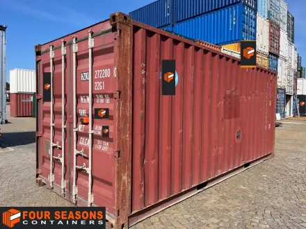 Used shipping container for storage, FSCU 393 302-5 – Houston, TX, USA | Four Seasons Containers