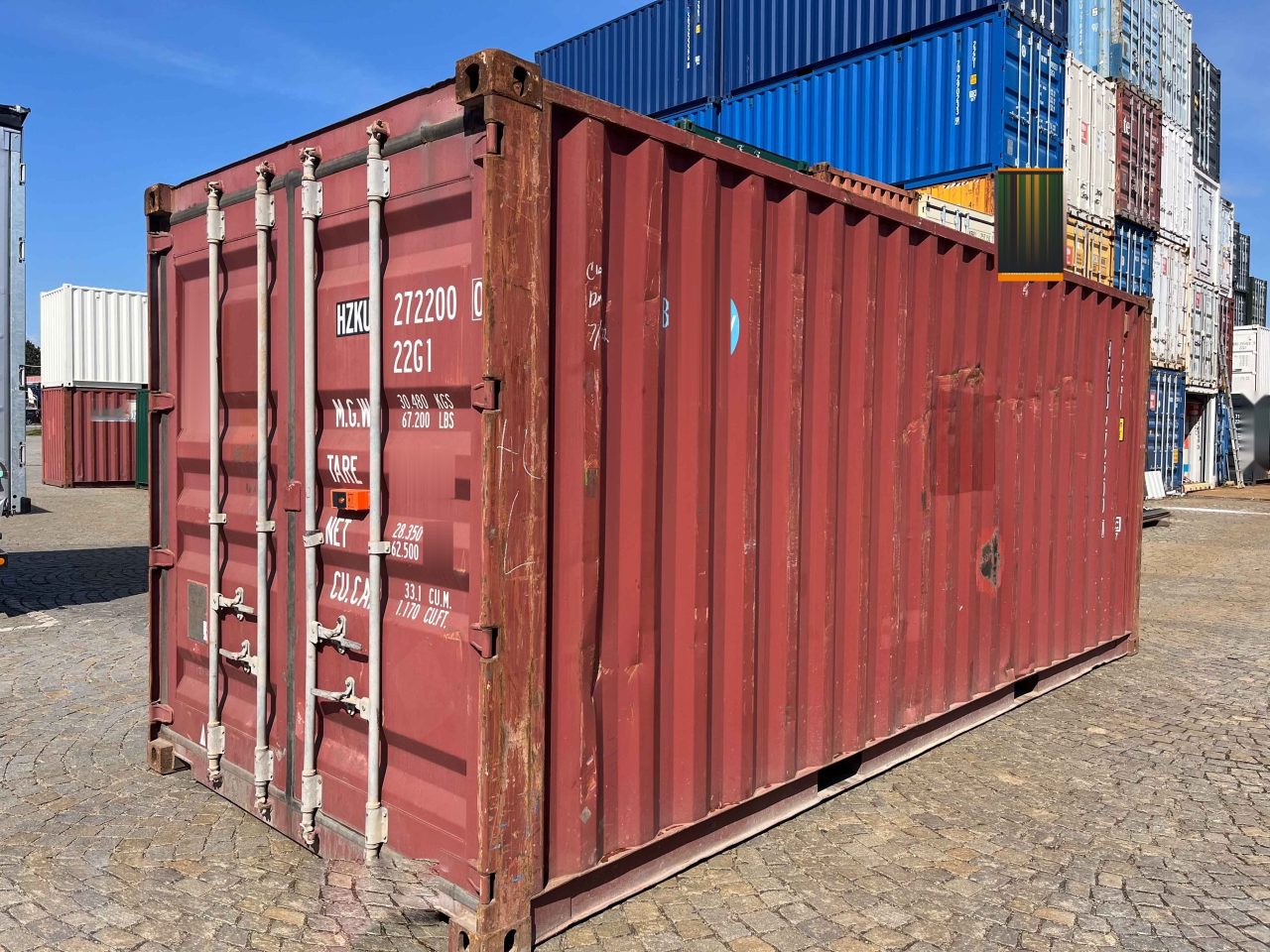 20’ shipping container AS IS 10 205 226-5 – Cargo Worthy (CW) | Four Seasons Containers