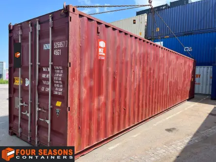 Shipping container 40’HC one way – Česká Třebová, 525 000-4 – Houston, TX, USA | Four Seasons Containers