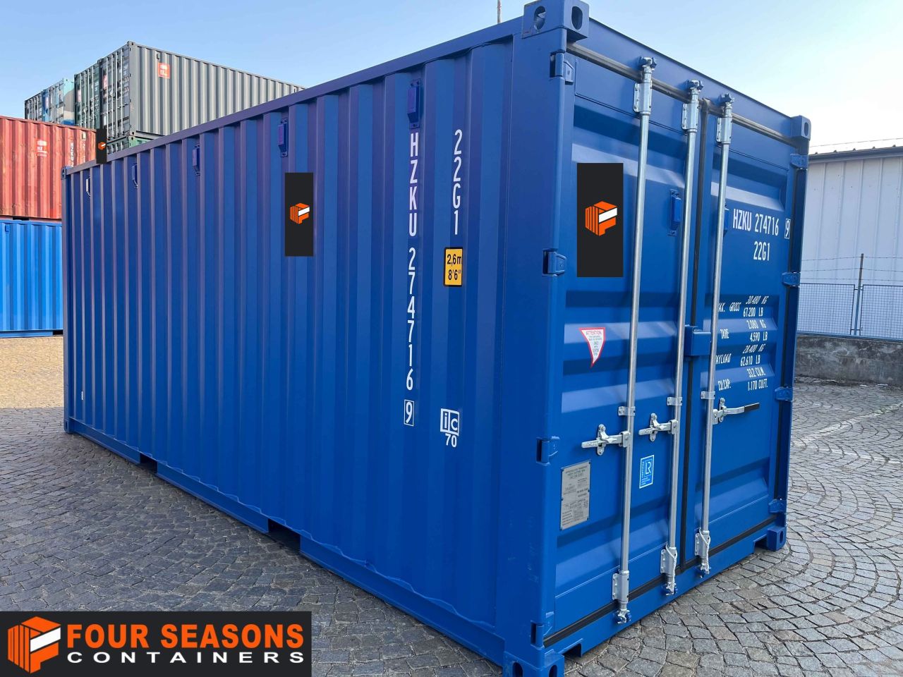 20′ shipping container ideal for storage – Easy Open Door IICL6, 275 016-2 – Photo 2