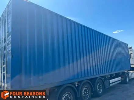 40’HC Multi-Trip Shipping Container in Blue, FSCU 515 714-4 – Blue | Four Seasons Containers
