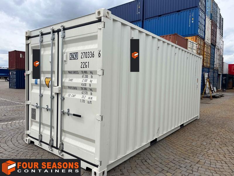 Shipping Container 20′ – IICL with Sliding Doors Hörmann – Dallas, TX, USA | Four Seasons Containers