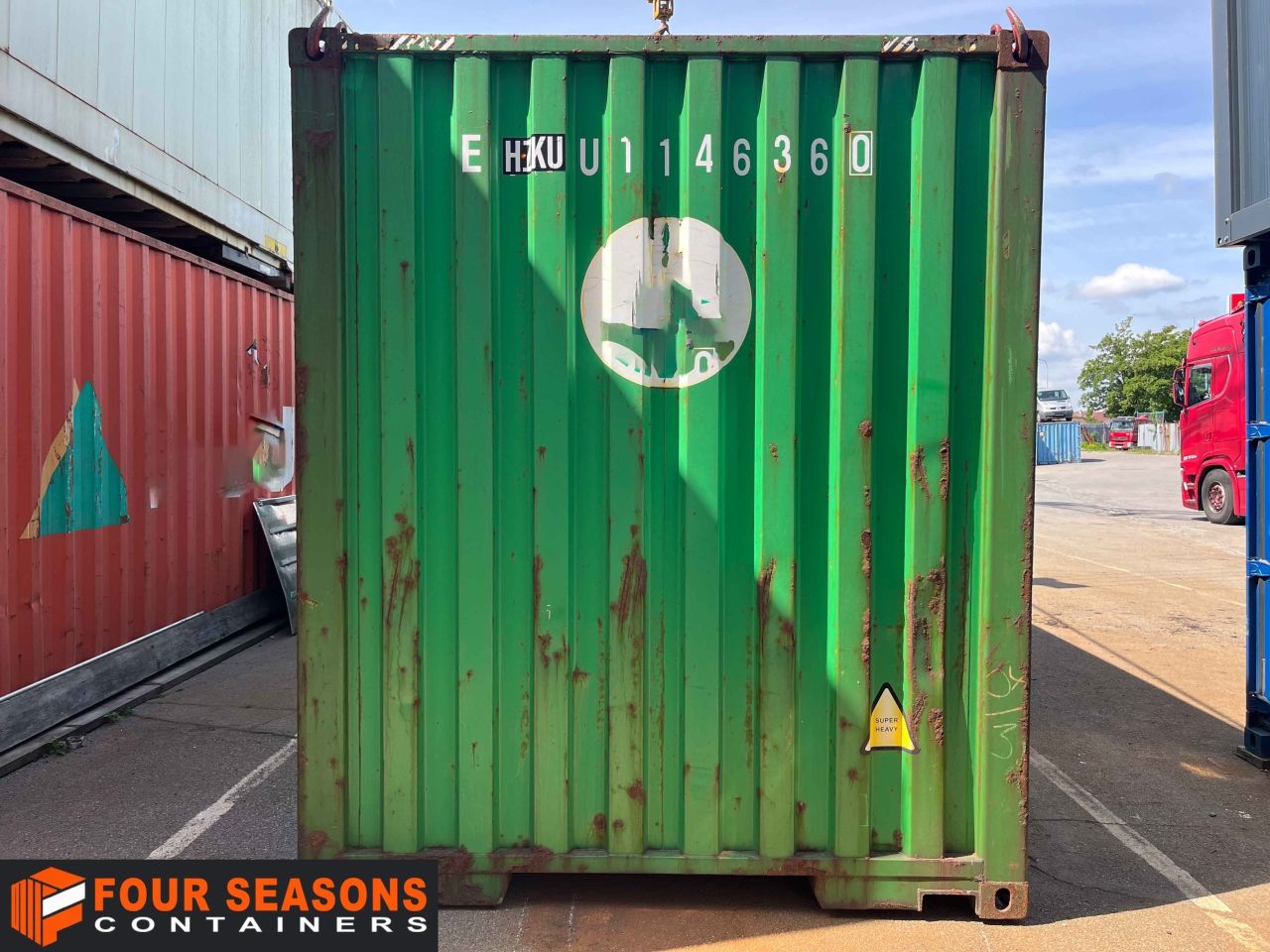 20′ decommissioned shipping container Uherské Hradiště, FSCU 167 102-1 – Photo 7