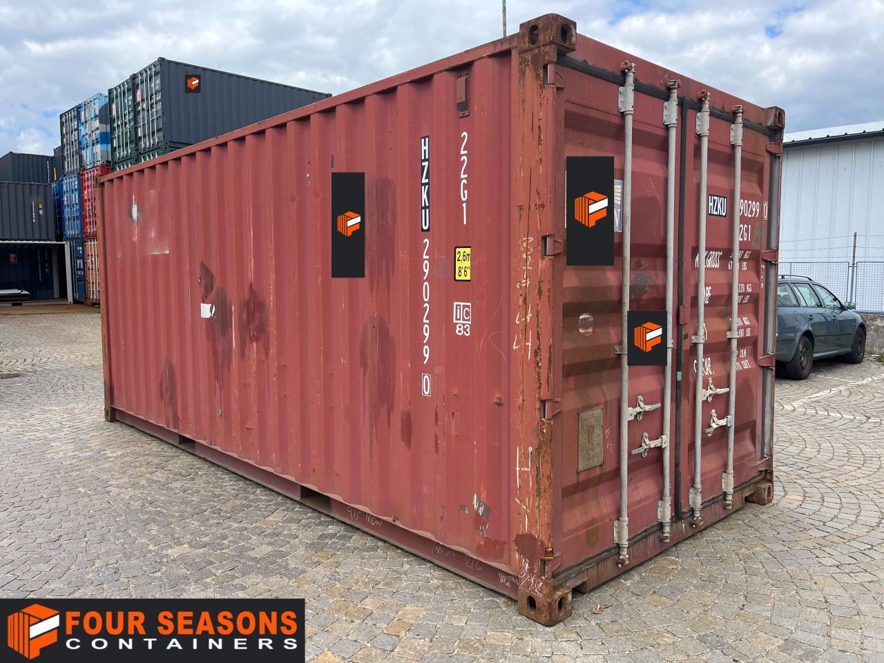 20’ Decommissioned Container for Sale – AS IS Quality 5, 109 295-2 – Photo 2