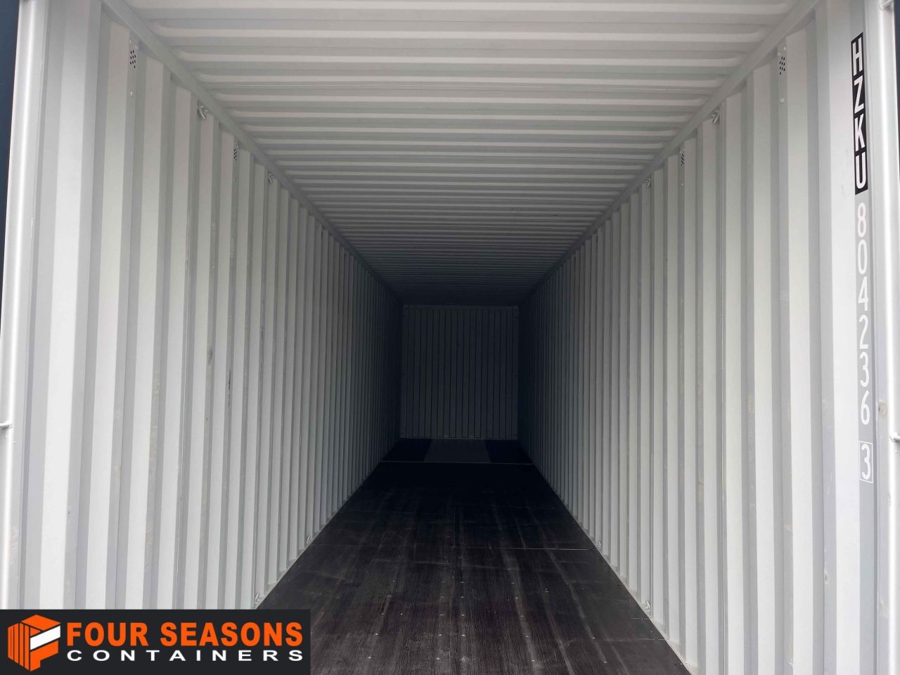 40’HC container for sale with free shipping throughout the Czech Republic one-trip and RAL 7016 color, 707 091-3 – Photo 12