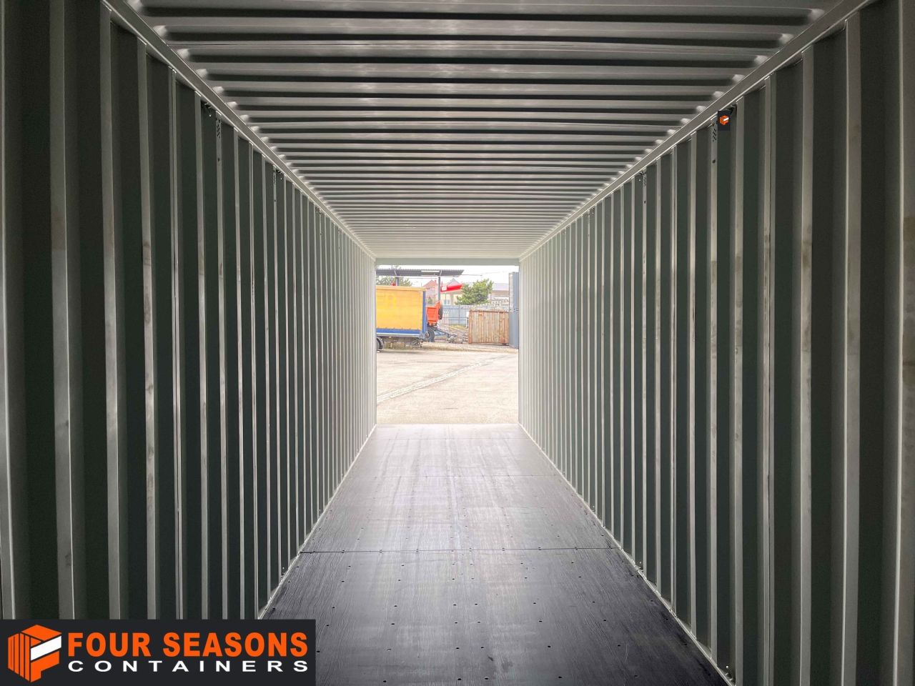 40’HC container for sale with free shipping throughout the Czech Republic one-trip and RAL 7016 color, 707 091-3 – Photo 15