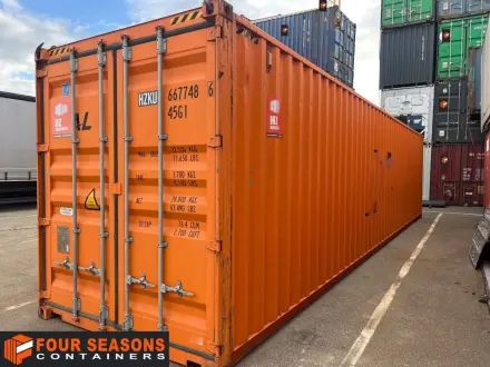New 40HC Shipping Containers for Sale, FSCU 504 601-6 – Denver, CO, USA | Four Seasons Containers