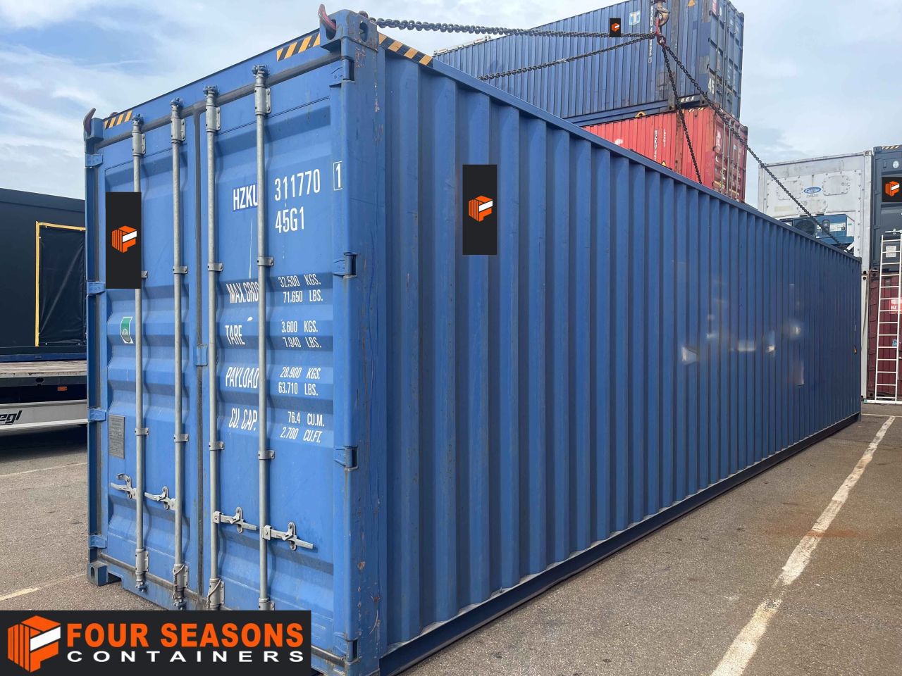 40’HC shipping container in good condition Děčín, FSCU 008 187-2 – Photo 2