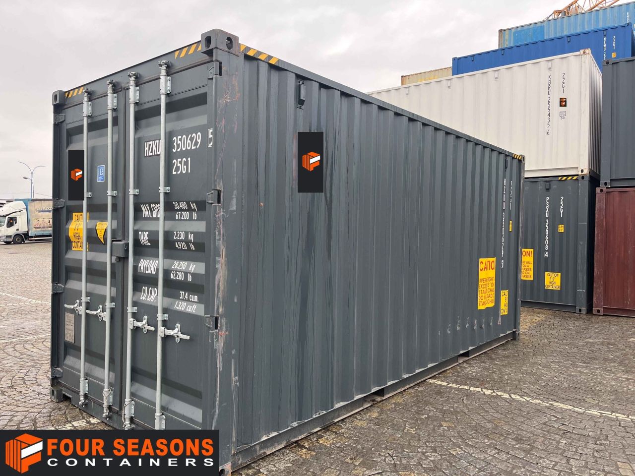 Construction container 20′ one way Moravská Třebová, 501 642-0 – Los Angeles, CA, USA | Four Seasons Containers