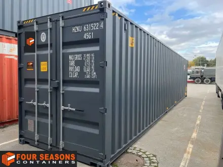 Mobile warehouse from a 40’HC container IICL6 quality, FSCU 632 213-4 – Kansas City, MO, USA | Four Seasons Containers
